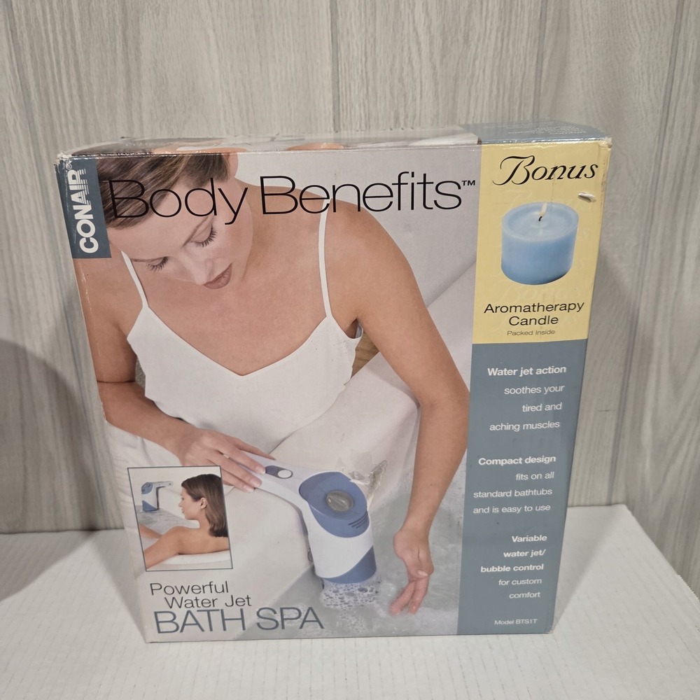 NEW Open Box Conair Body Benefits Powerful Water Jet Bath Spa 2000 BTS1D